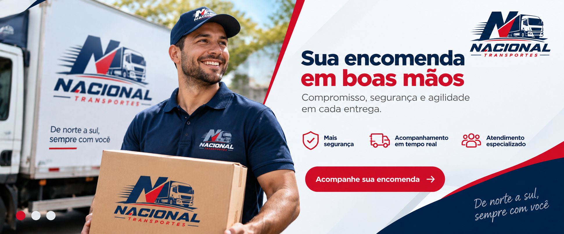 Cobertura nacional e compromisso com o cliente