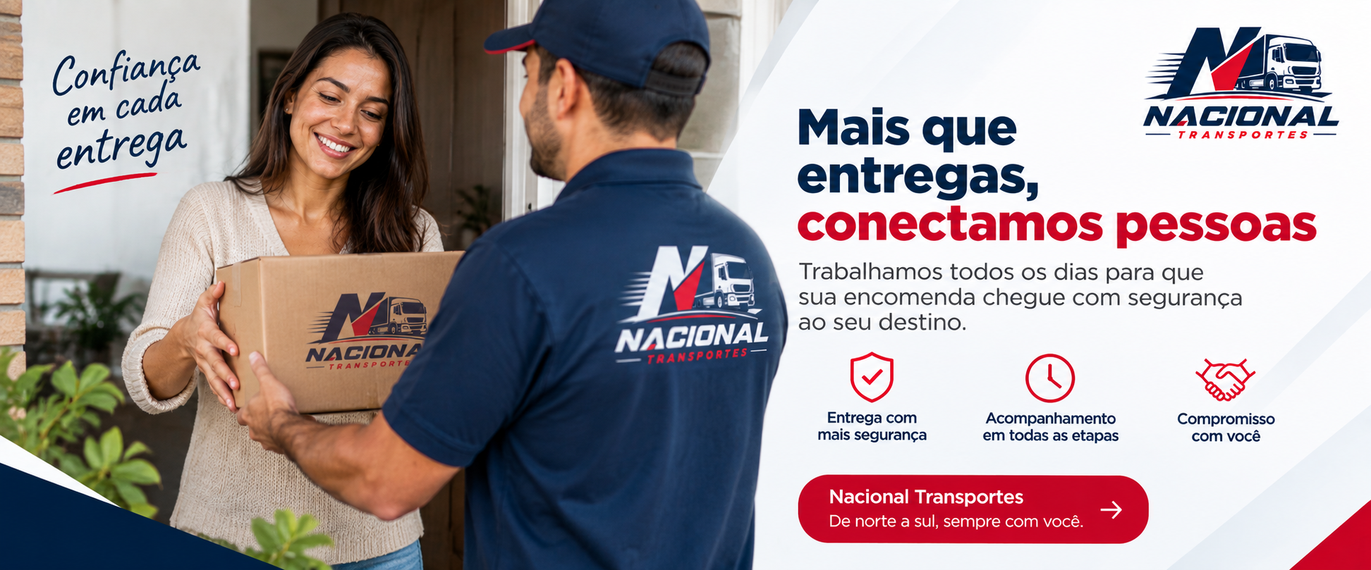 Confiança e segurança em cada entrega da Nacional Transportes